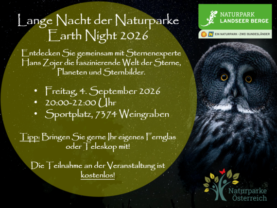 Earth Night Event Infos mit Eule