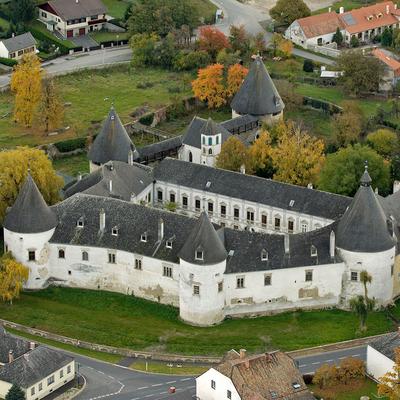 Schloss Kobersdorf Vogelperspektive